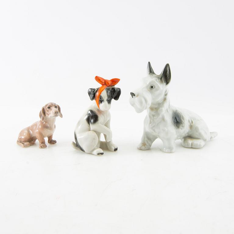 Figurines 10 pcs including Bing & Grøndahl 20th century.