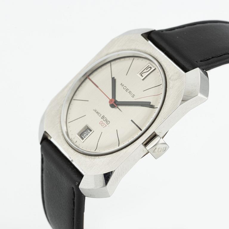 Moeris, James Bond 007, wristwatch, 34 x 42 mm.