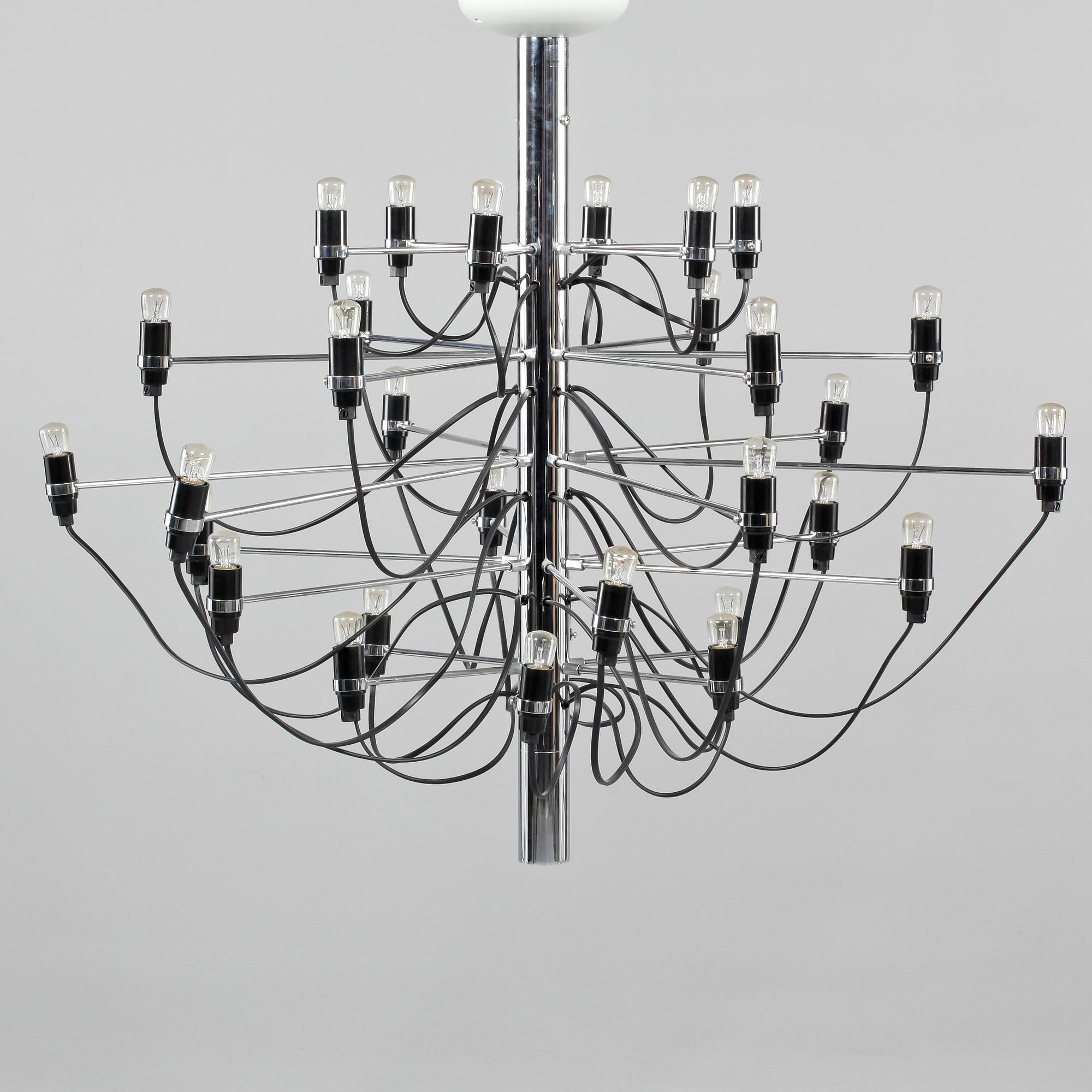 TAKLAMPA, "2097", Gino Sarfatti, Flos, Italien, 2000-tal, höjd 71 cm.