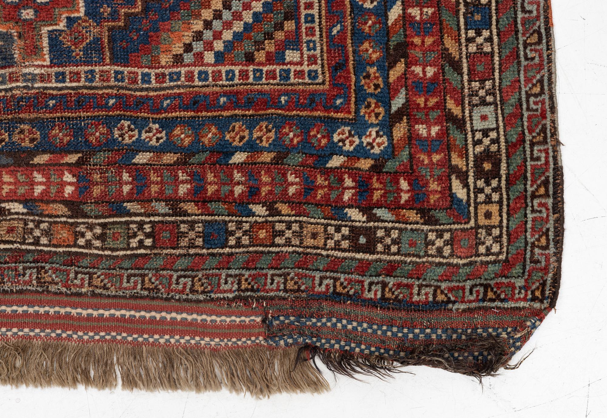 Carpet, qashqai, approx. 230 x 130 cm, antique.
