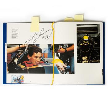 Signed book, 'The Official History of the World Champion Renault 1902–1992', France, 1992.