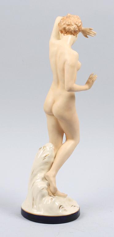 SKULPTUR, porslin, Tjeckoslovakien, 1920-tal.