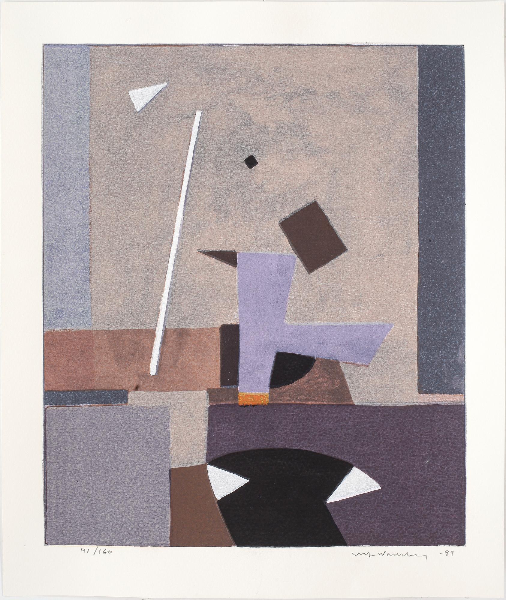 ULF WAHLBERG, 2 st färglitografier, signerad och daterade 1999. Numrerade 41/60 samt 114/160.