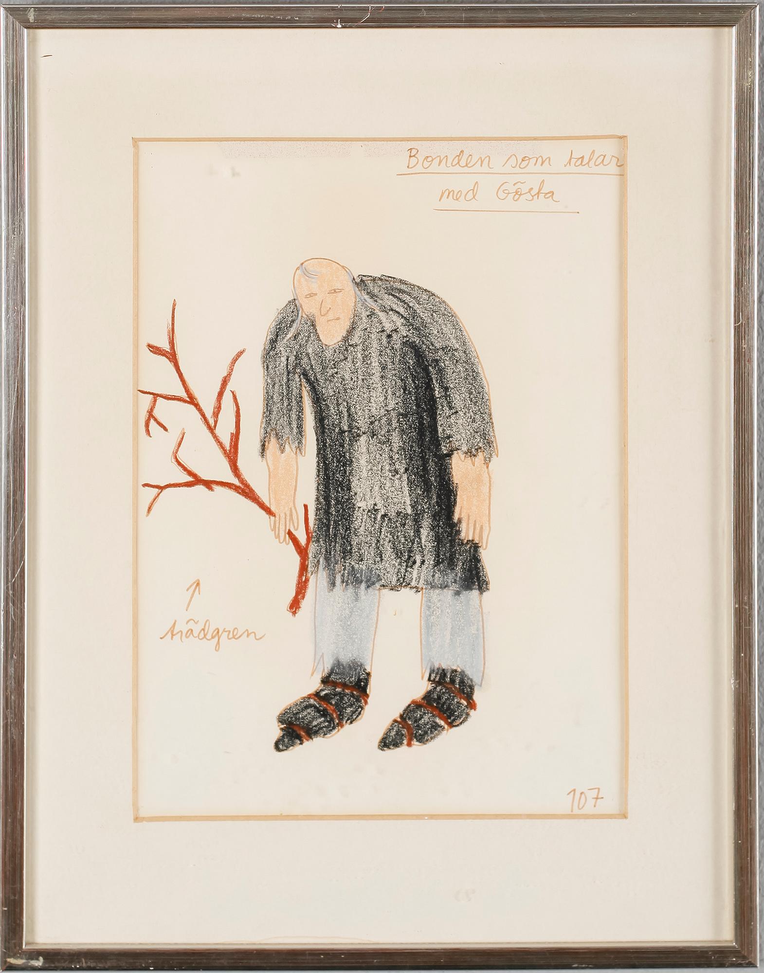 MARIE LOUISE DE GEER-BERGENSTRÅHLE, 11 st, blandteknik, en signerad.