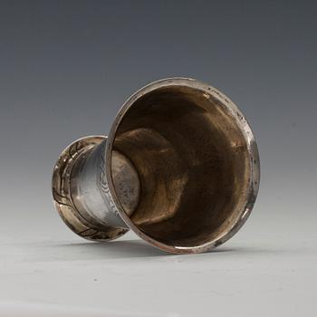 PIKARI, hopeaa, Gustaf Grönfelt, Porvoo 1797. Korkeus 8,5 cm.