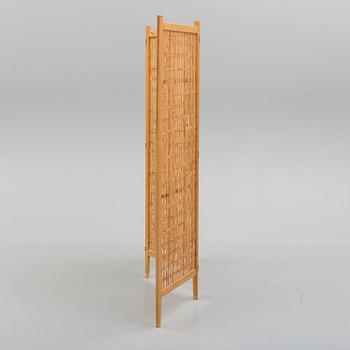 A pine folding screen from Alberts, Tibro, 1950's.