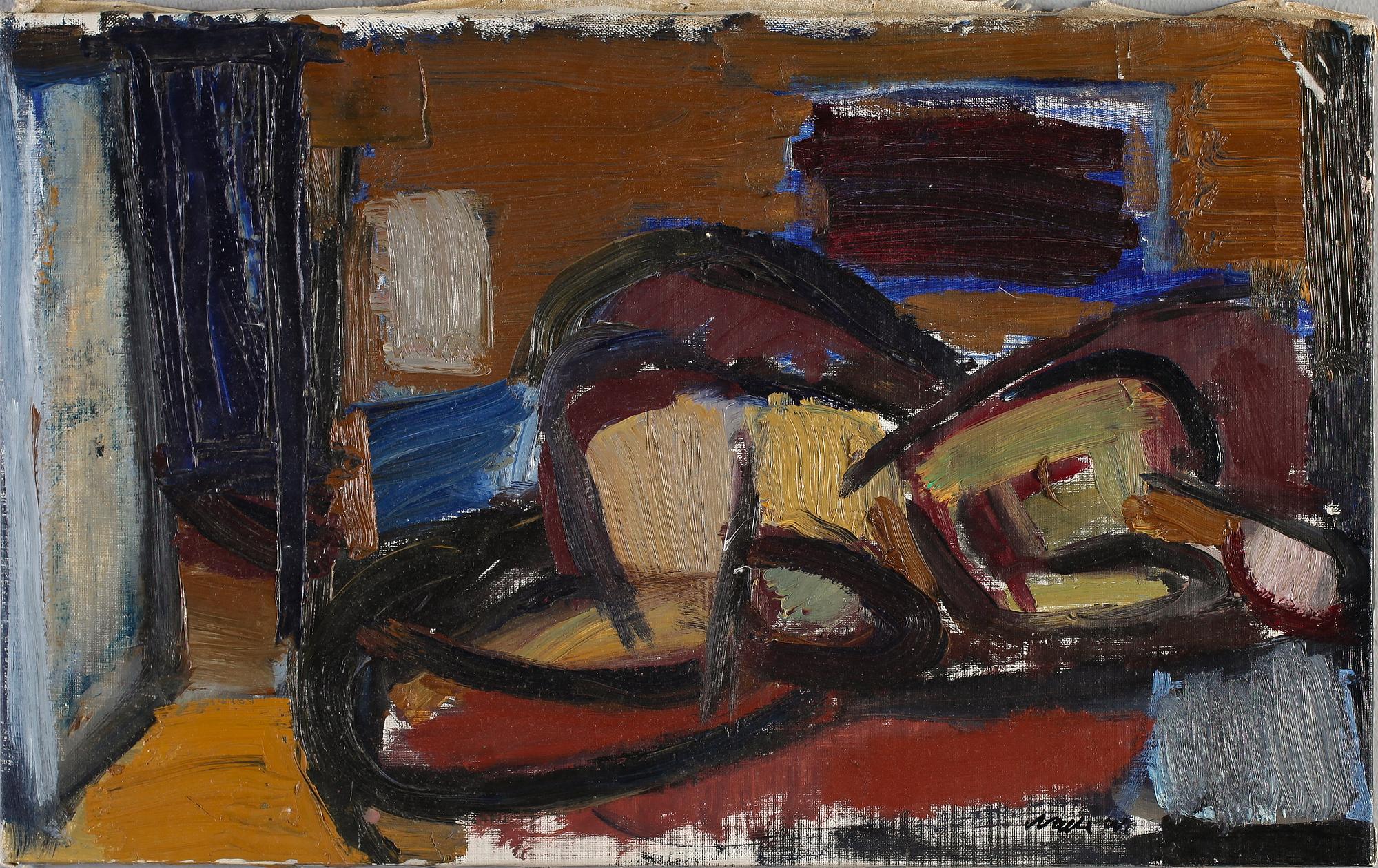 NALLE WERNER, 2 st, olja på duk, signerade.