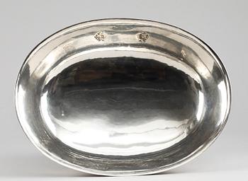 GEORG JENSEN, praktskål, Köpenhamn 1919-21, 830/1000 silver,