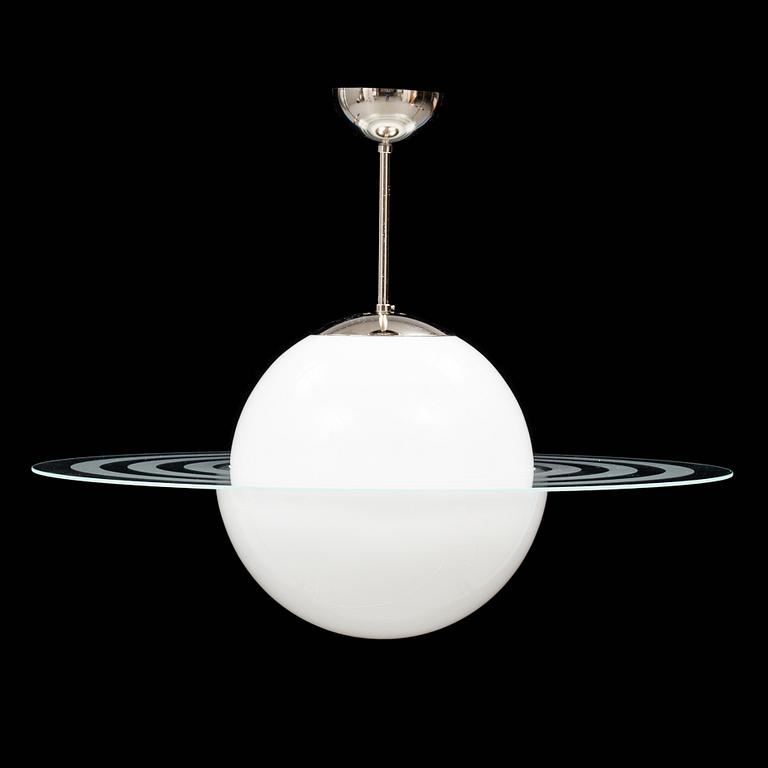 A Saturnus type ceiling light, mid 20th Century.