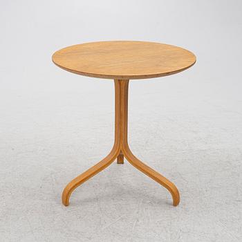 Yngve Ekström, a 'Lamino' armchair with ottoman and sidetable, Swedese, Sweden, 21st century.