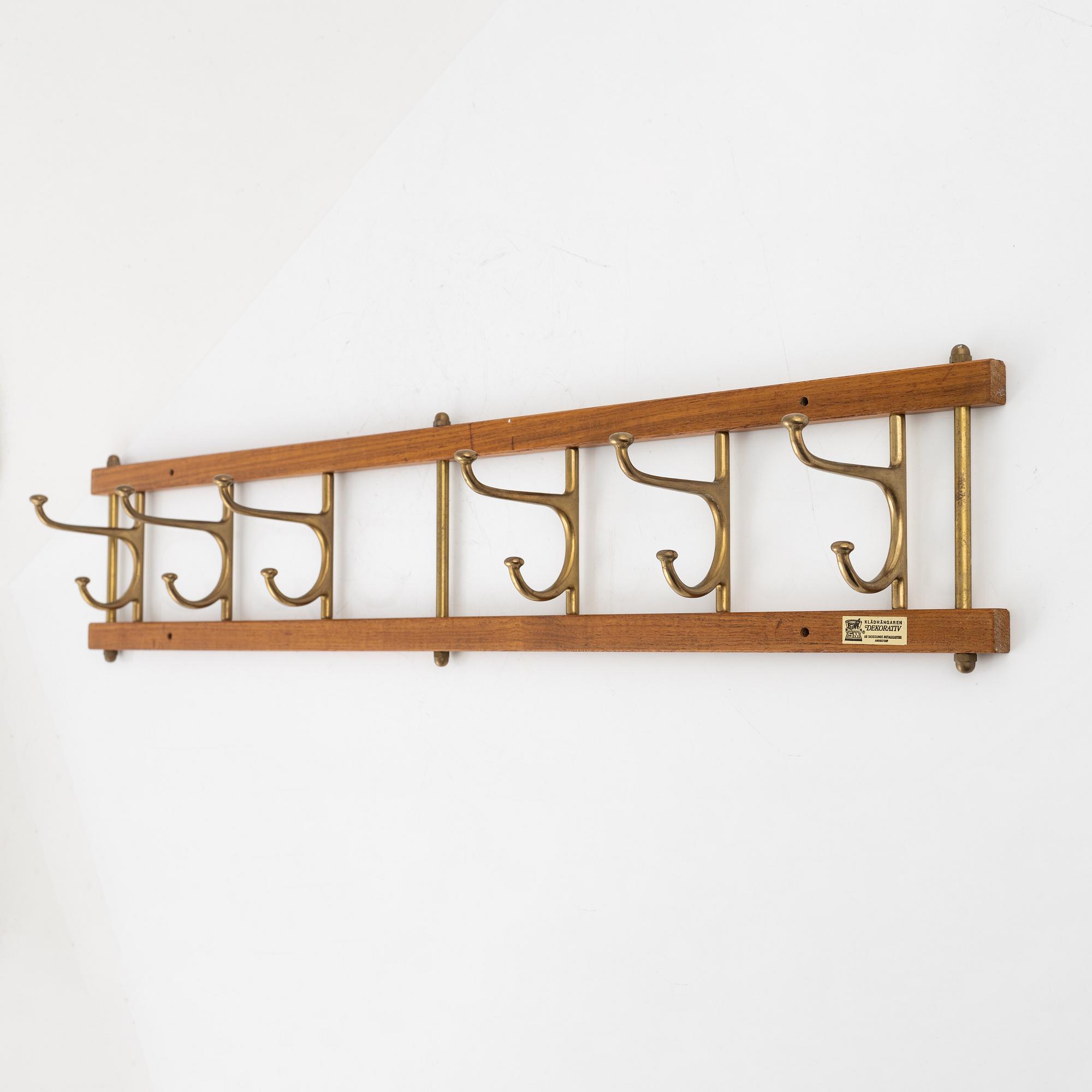 Klädhängare, "Dekorativ", Skogslunds Metallgjuteri, Anderstorp, 1950/60-tal.