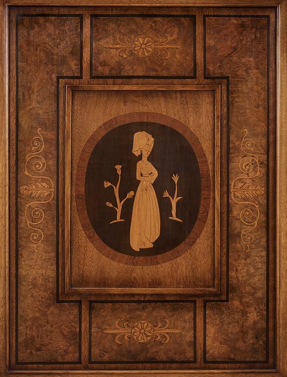 KABINETTSKÅP, Isidor Hörlin, tillskriven, 1920/30-tal.