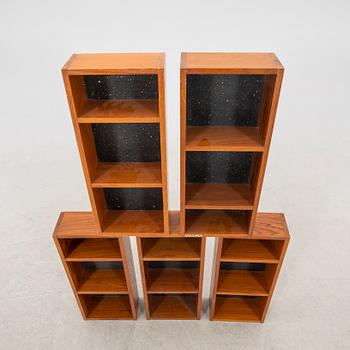 Vägghyllor 5 st Hafa 1900-talets andra hälft.