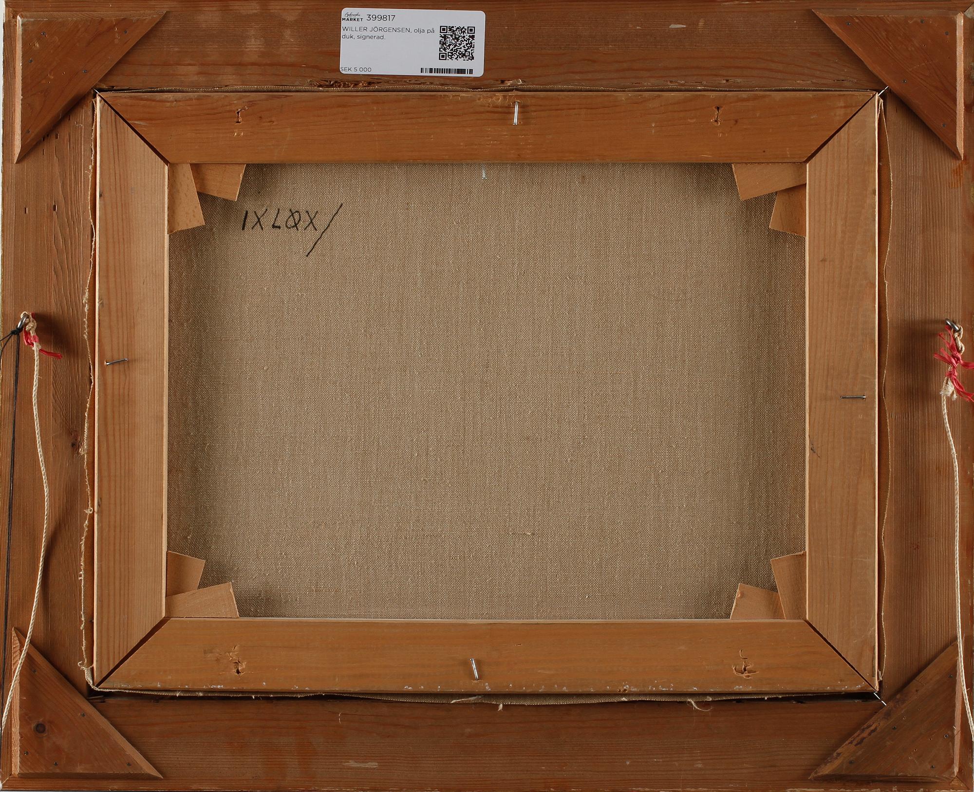 WILLER JÖRGENSEN, olja på duk, signerad.