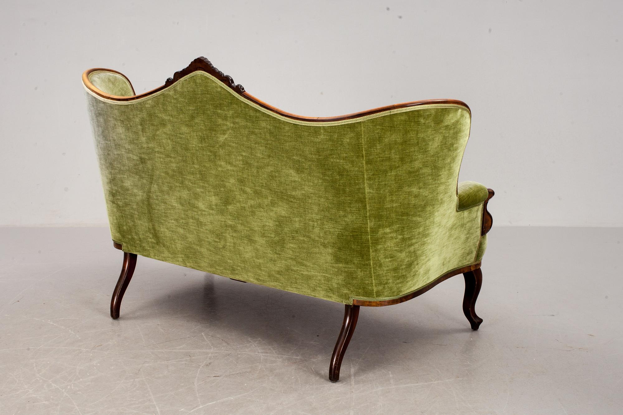 SOFFA, nyrokoko, 1800-talets andra hälft.