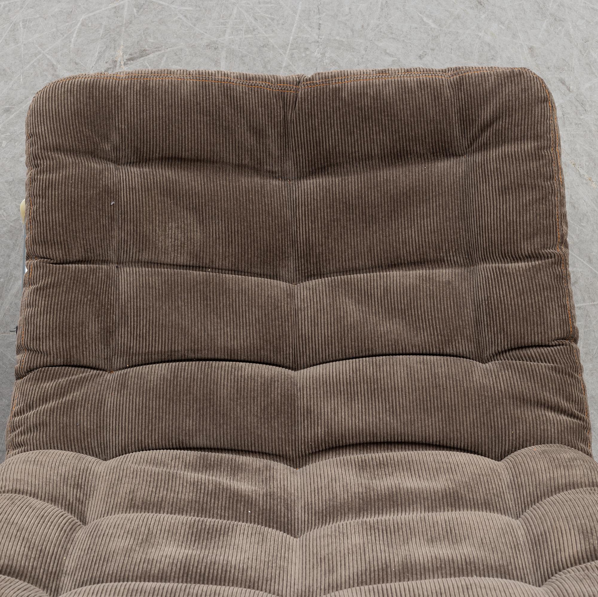 A 'Zobra' easy chair by Bror Boije and Jaan Zimmerman, DUX AB, around 1970.