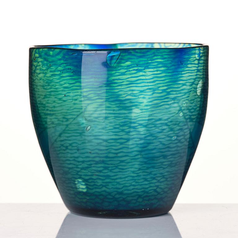 Edward Hald, a graal glass vase, Orrefors, no. 699, Sweden, 1918.