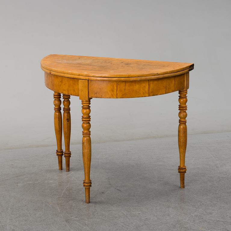 A second half of the 19th century table.