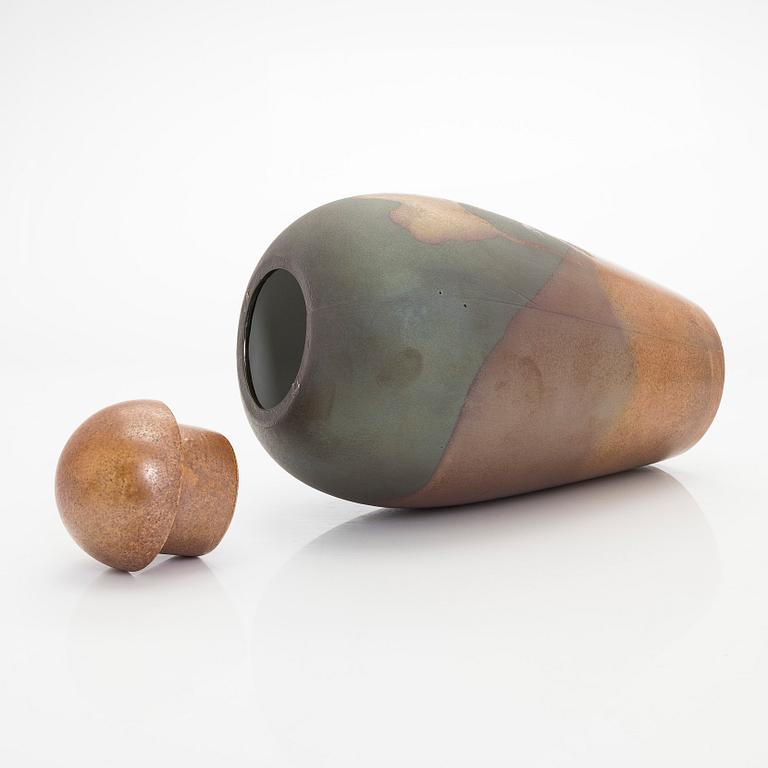 Inkeri Leivo, a ceramic urn 'Josefine', signed Inkeri Leivo Arabia.