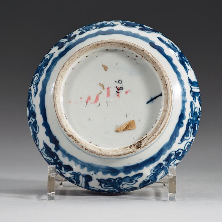 A blue and white censer, Qing dynasty, Kangxi (1662-1722).