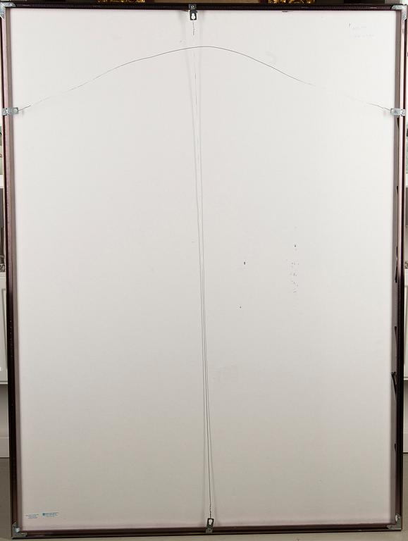 OKÄND KONSTNÄR, blandteknik på papper, otydlig signatur.