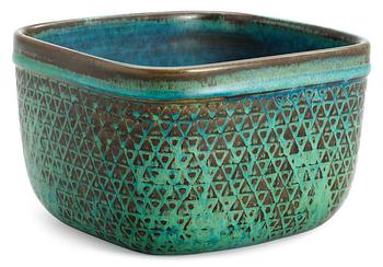 835. A Stig Lindberg stoneware bowl, Gustavsberg studio 1964.