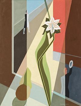 68. Waldemar Lorentzon, "Lilja i fönster" (Still life with lilly).