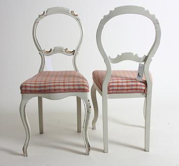 STOLAR, ett par, nyrokoko, 1800-tal.