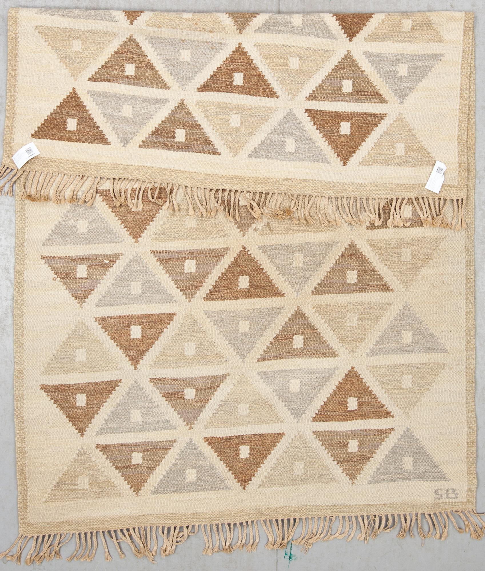 MATTA, rölakan, signerad SB (Sigvard Bernadotte), 1900-talets mitt. Ca 242 x 161 cm.