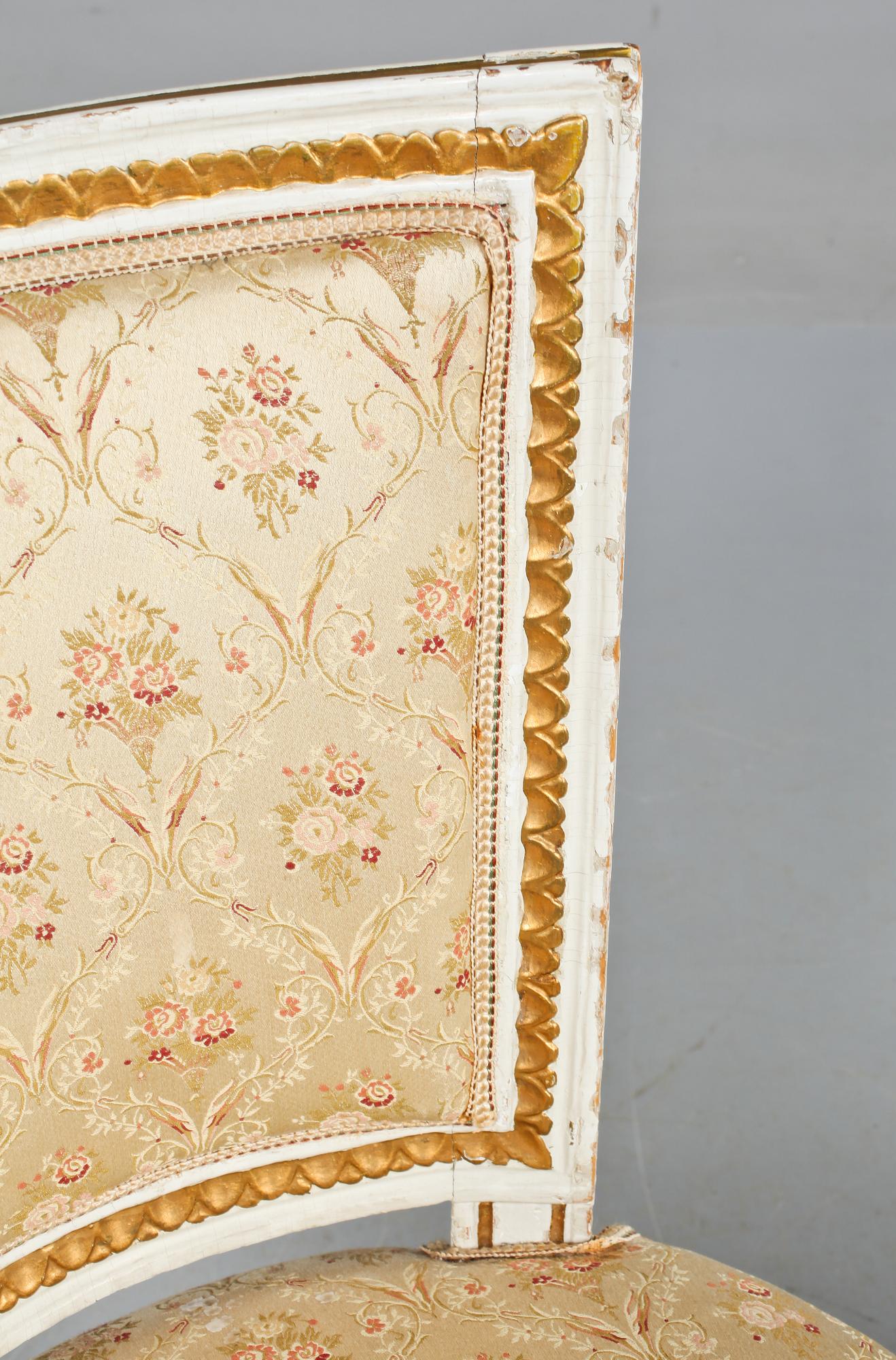STOLAR, ett par, gustavianska, Sven Andersson (1748-1805 Knipered), Lindome.