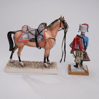 FIGURINER, 2 st, porslin, Les Collections Van Gerdinge, Frankrike, 1900-tal.