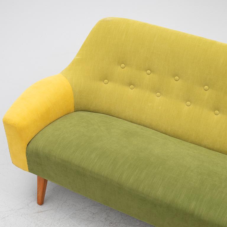 A Swedish sofa and chair, mid 20th century.