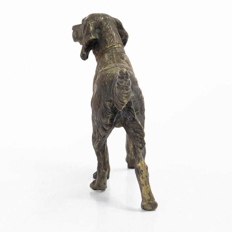 Figurin, Wienerbrons, "Setter", omkring 1900.