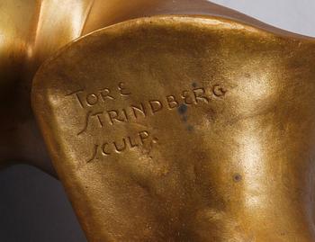 STRINDBERG, TORE, skulptur "Krokus", sign, 1900-talets första hälft.