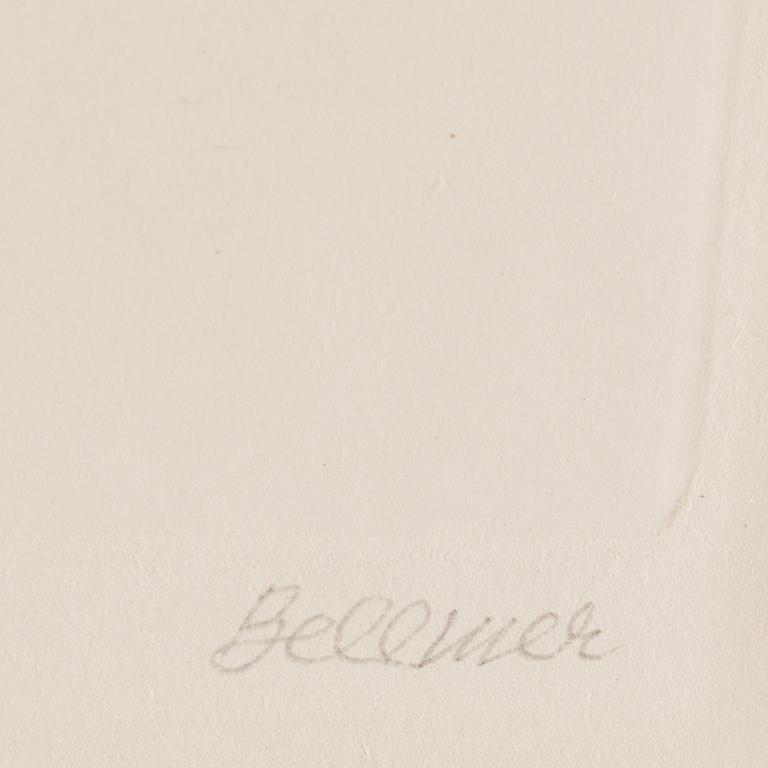 HANS BELLMER, 10 etchings in two colours, 1966-68, signed in pencil.