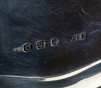 SALVER, silver, E&S Co, Sheffield, England, 1946-47.