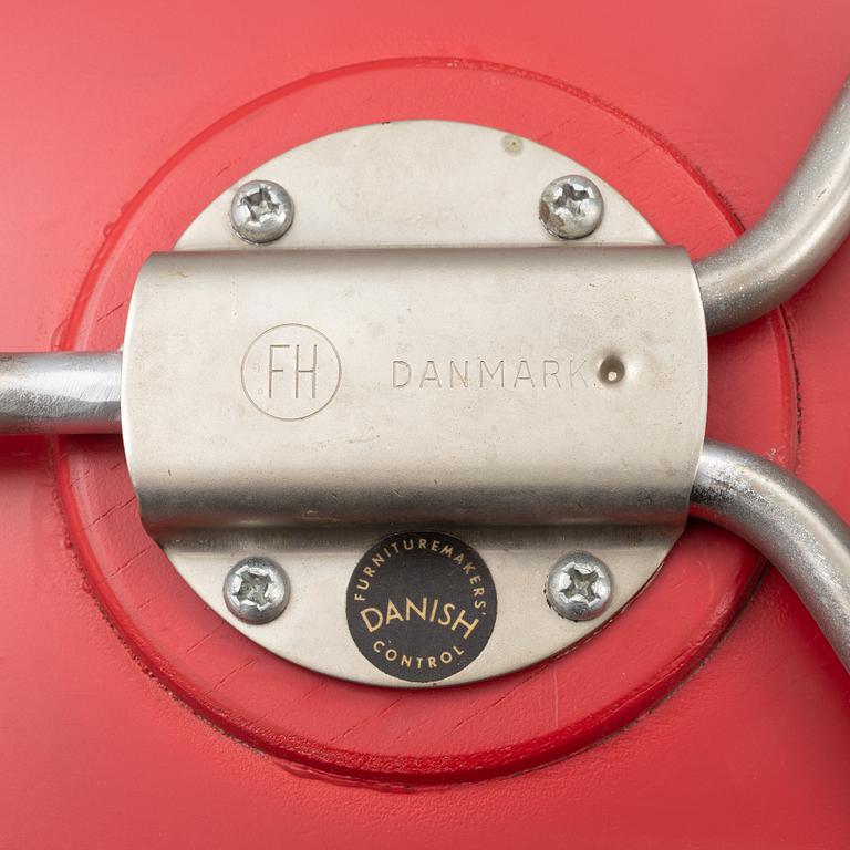 Arne Jacobsen, stolar, 6 st, "Myran", Fritz Hansen, Danmark.