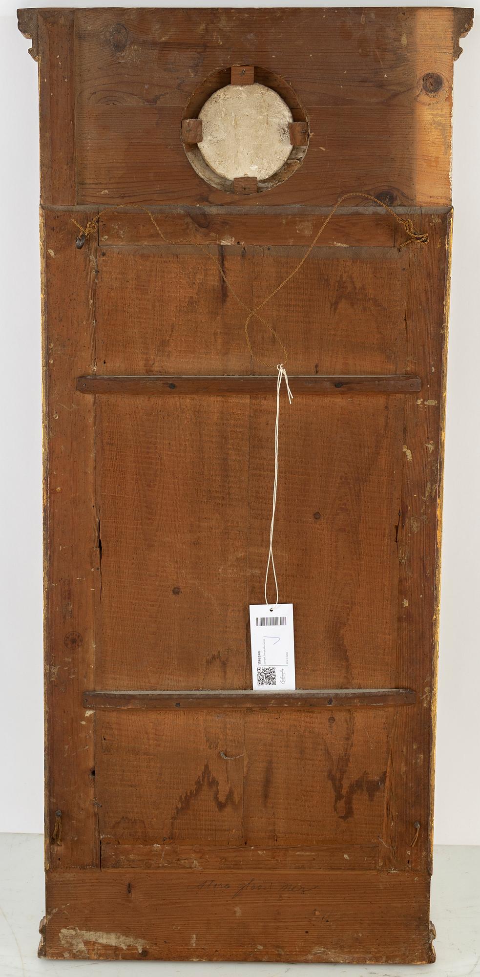 A late gustavian mirror, Stockholm ca 1800.