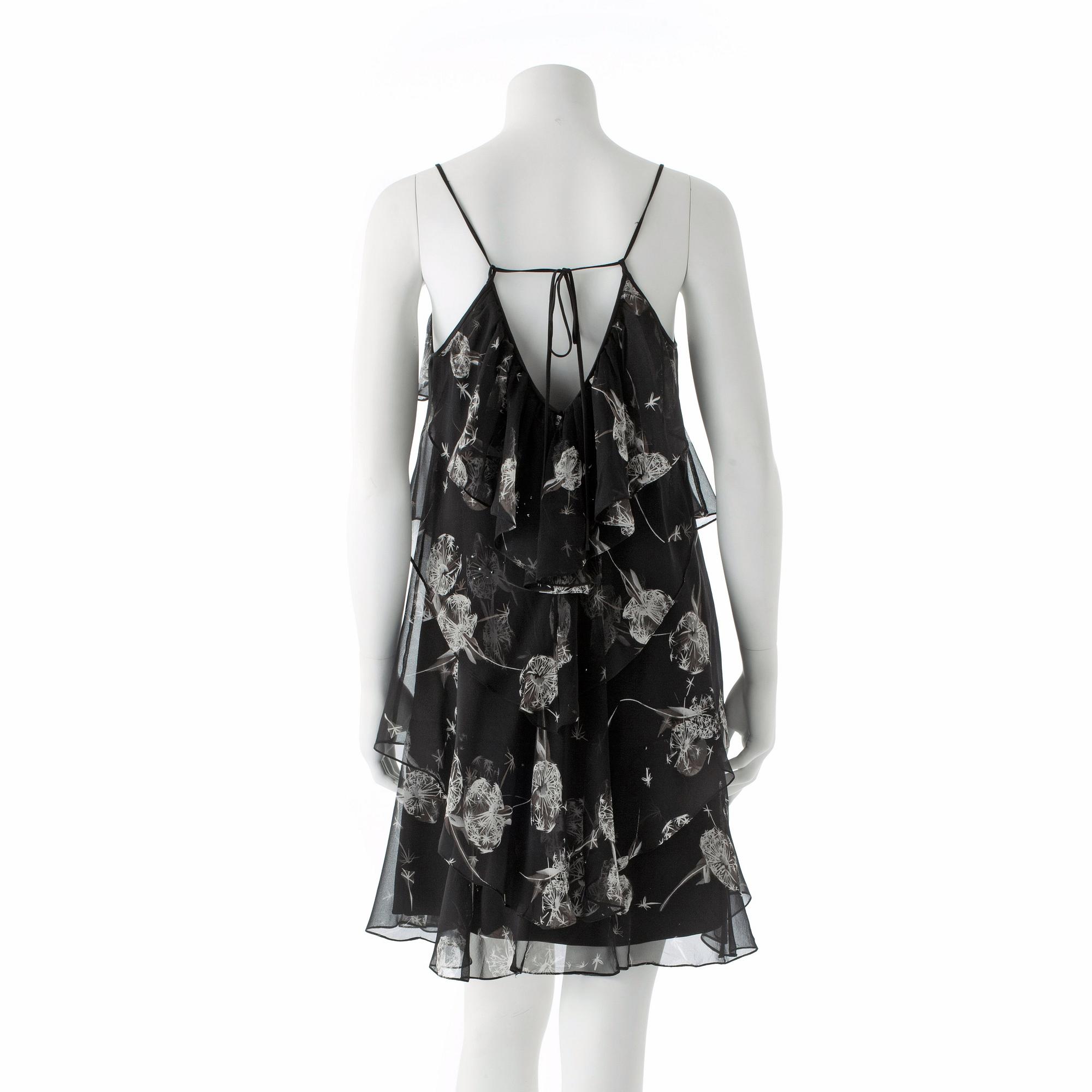 REBECCA TAYLOR, a black and white dress.