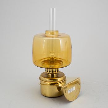 A HANS-AGNE JAKOBSSON wall paraffin lamp, Markaryd Sweden, second half of the 20th century.