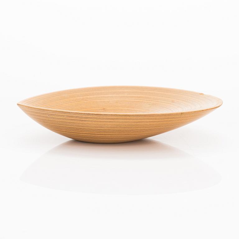 Tapio Wirkkala, A plywood dish signed TW.