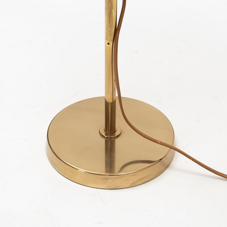 A brass floorlamp and table light 'B-132' from Bergboms, Sweden, second half of the 20th century.