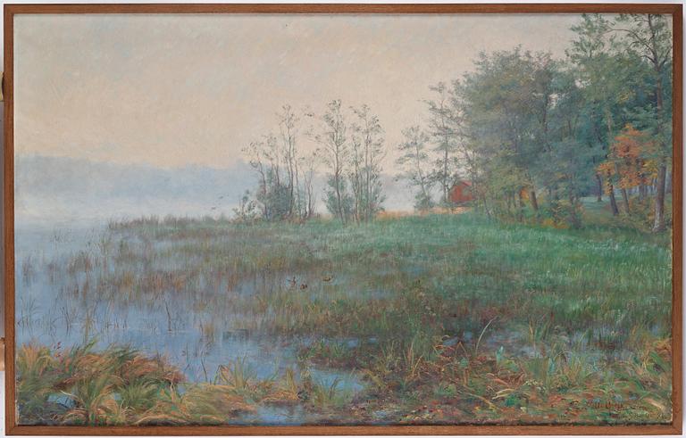 Ida Gisiko-Spärck, Landscape from the Lilla Sickla estate, Nacka, Sweden.