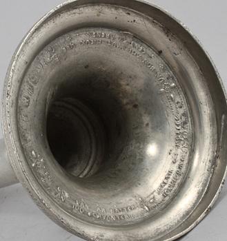 LJUSSTAKE, tenn, Martin Gustaf Moberg, Jönköping, 1795.