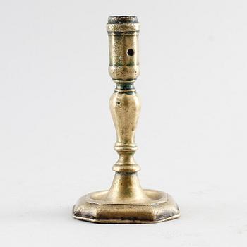 LJUSSTAKE, brons, 1700-tal.