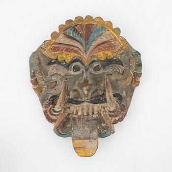 A group of four wood carvings, Indoniesia, Jakarta, 20th Century.