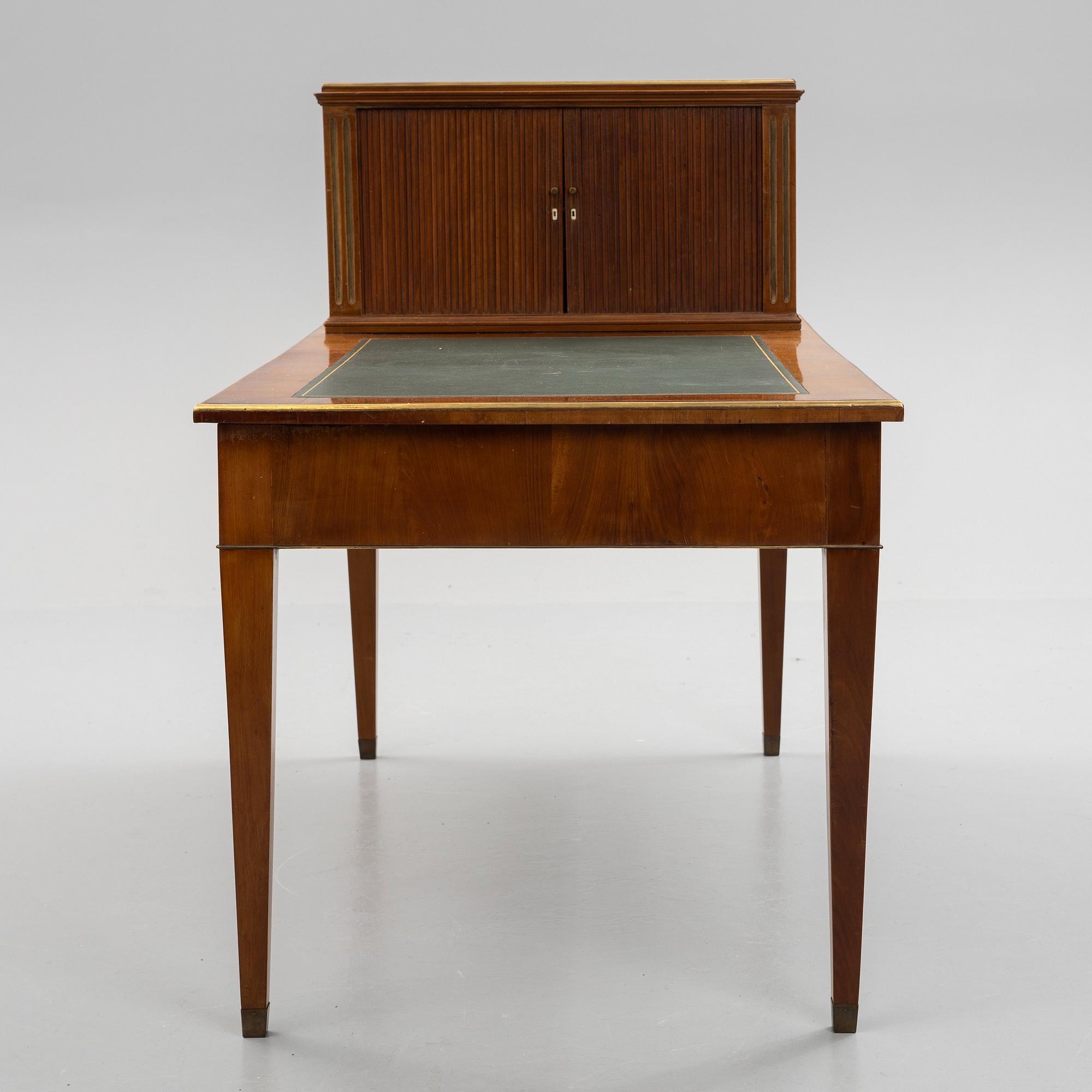 Skrivbord med uppsats, 1800-tal, Sengustaviansk stil,