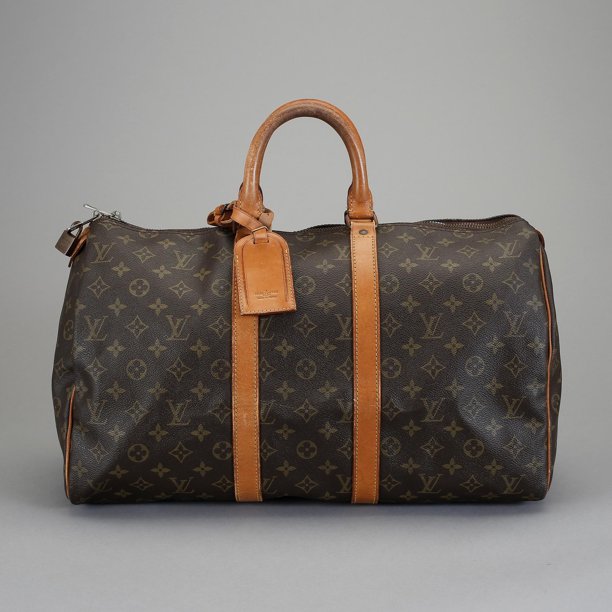 VÄSKA,"Keepall 45". Louis Vuitton.