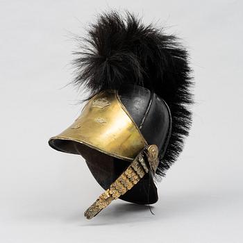 Kask, m/1825 för Skånska Dragonregementet.