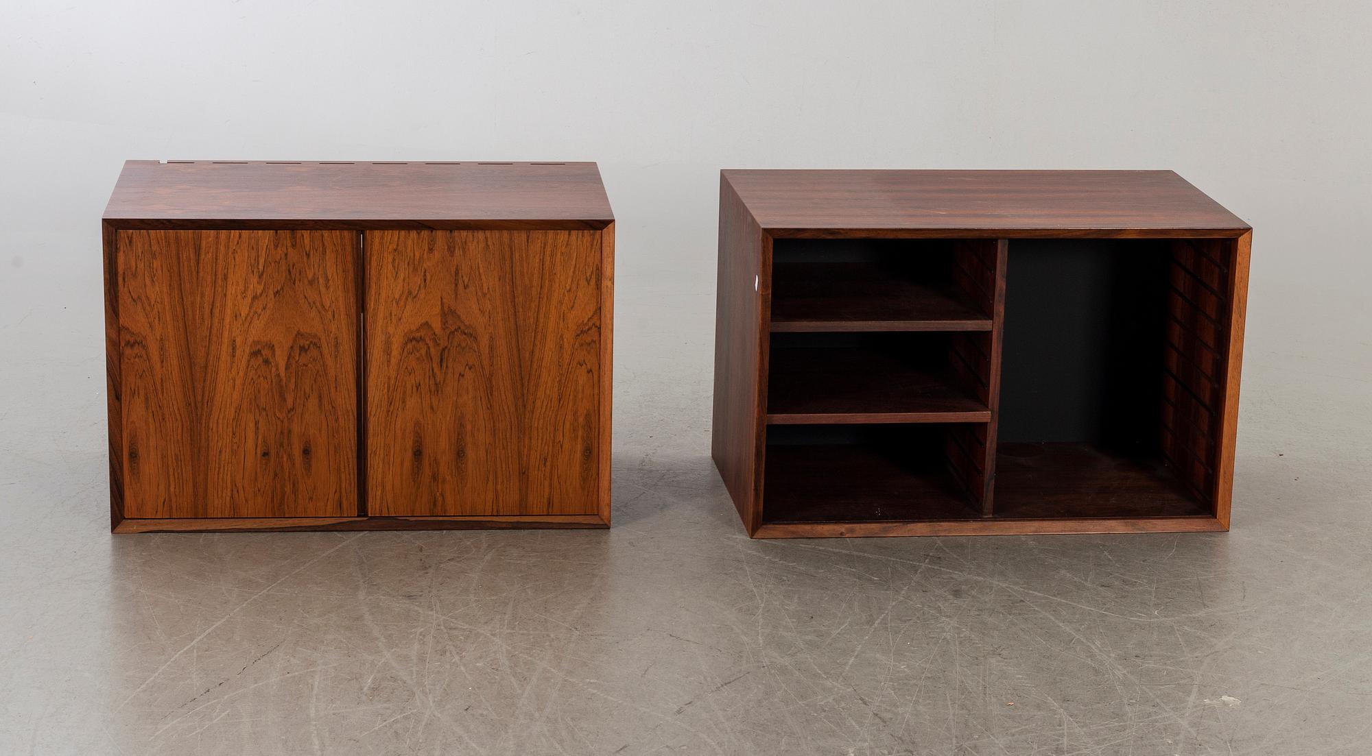 POUL CADOVIUS, a rooswood 'Royal system' shelving unit, third quater of 20th century, Denmark.